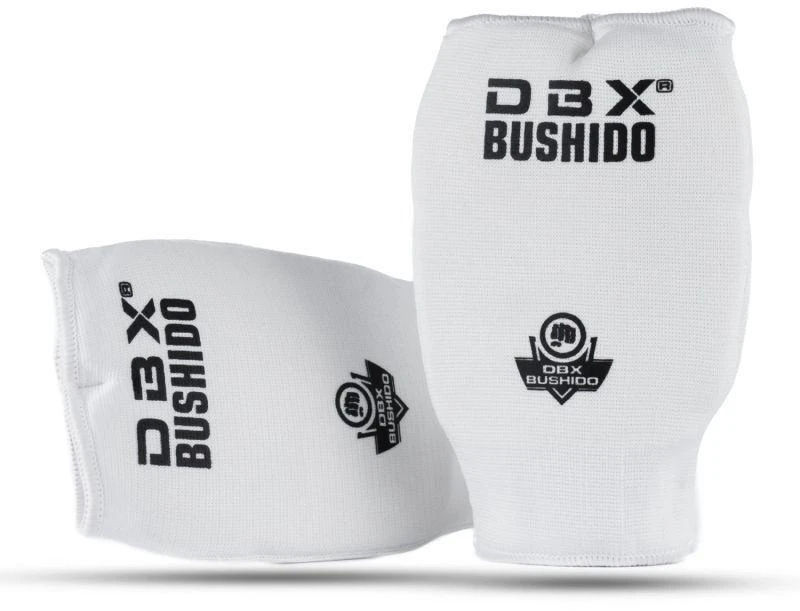 Baltosios karatė pirštinės DBX Bushido DBX-KM
