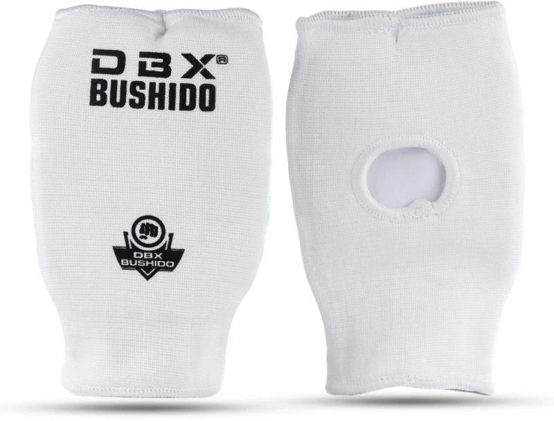 Baltosios karatė pirštinės DBX Bushido DBX-KM