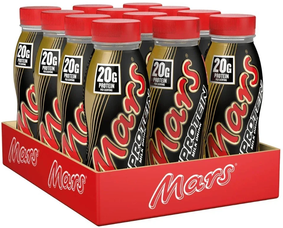 Baltyminis gėrimas Mars High Protein 12 × 250 ml