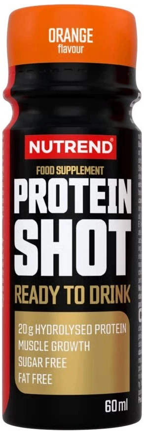 Baltyminis gėrimas Nutrend Protein Shot 20 × 60 ml, apelsinų skonio