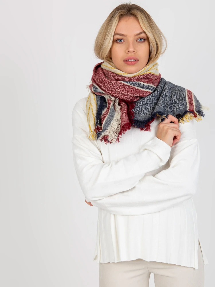 Bandana-AT-CH-14201-1.77P - tamsiai mėlyna ir raudona