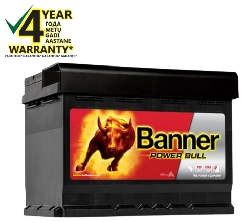 Banner 63Ah 620A 12V Power PRO akumuliatorius 241x175x190mm