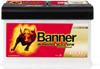 Banner 75Ah 700A 12V EFB PRO akumuliatorius 278x175x190mm