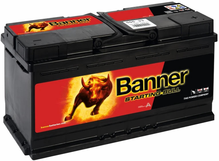 Banner 95Ah 740A Starting Bull akumuliatorius 12V 354x175x190mm