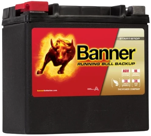 Banner AGM 12Ah 200A AUX14 12V akumuliatorius 150x88x145mm