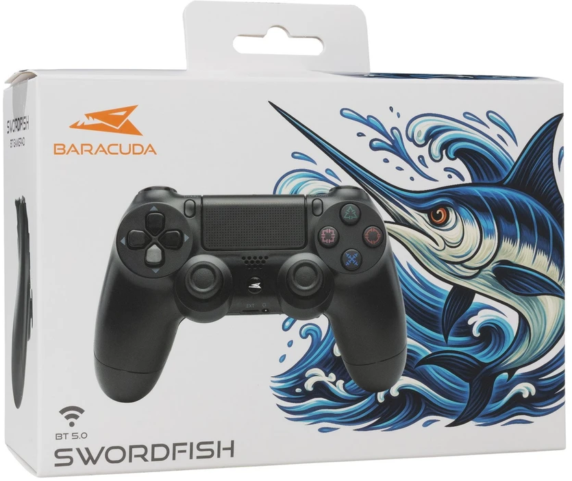 Baracuda SWORDFISH BGP-021 belaidis žaidimų valdiklis, juodas