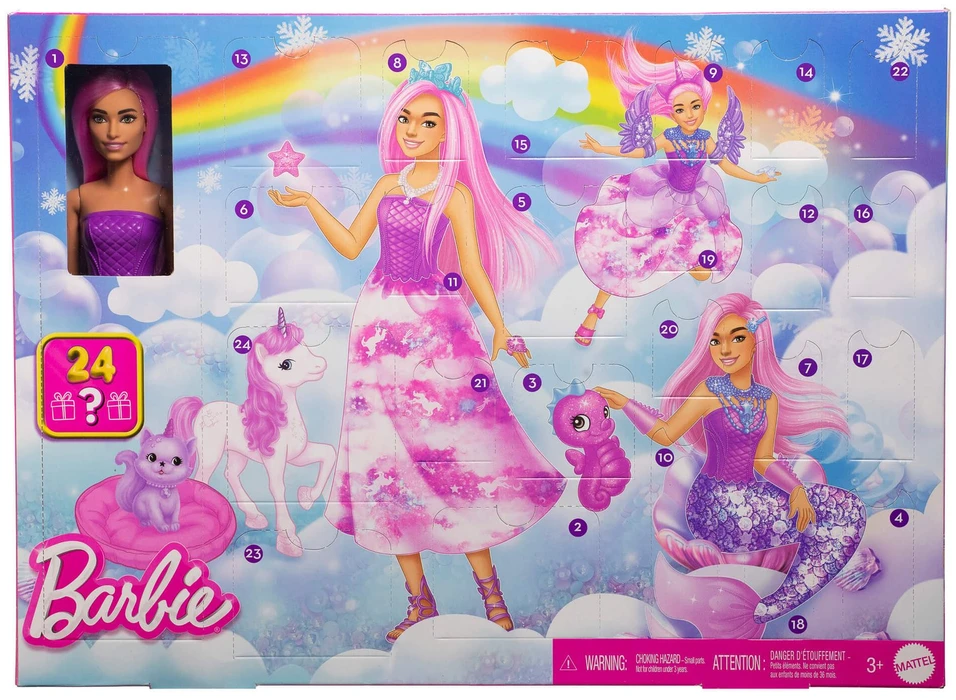 Advento kalendorius Mattel Barbie Fantasy (JFL66)