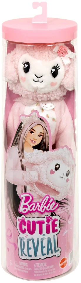 Mattel BARBIE CUTIE REVEAL CARE BEARS SWEET BOWS siurprizų rinkinys – avytė (JJP66)