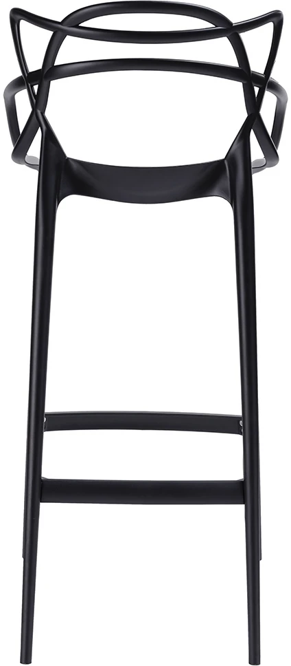 Baro kėdė HILO PREMIUM 75CM, juoda, plastikinė