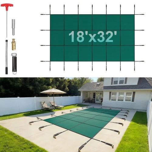 VEVOR Baseino dangtis 16x30 pėdų stačiakampiams baseinams