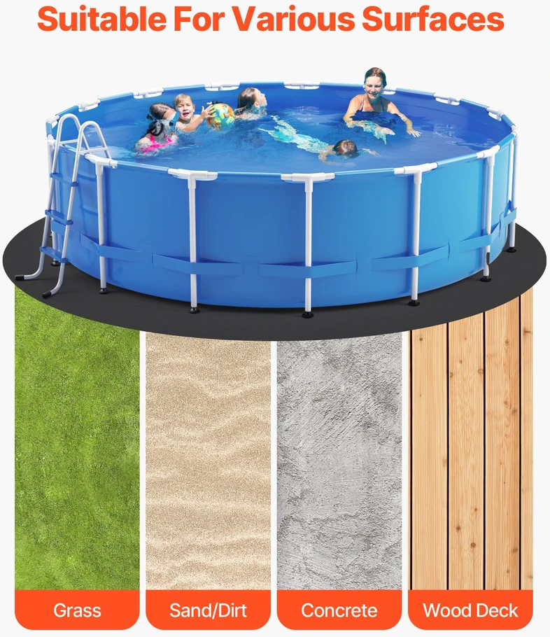 VEVOR 4,5 m baseino įdėklo padas