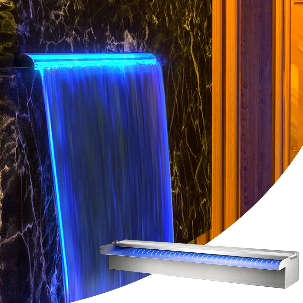 VEVOR vandens fontanas baseinui su led apšvietimu