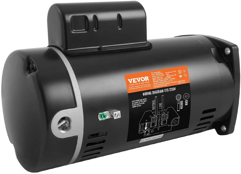 VEVOR Baseino siurblys variklis 1.5 AG 115/230V