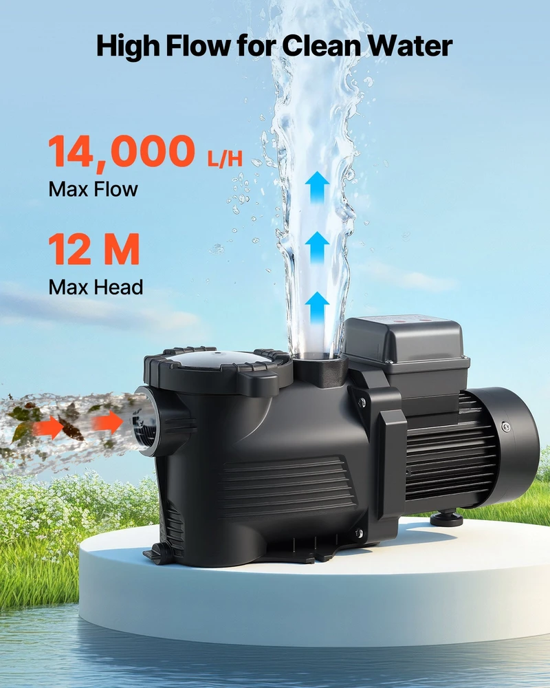 VEVOR Baseino siurblys su laikmačiu ir filtru