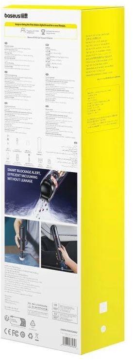 Automobilinis dulkių siurblys Baseus A5 Air 12000Pa (juodas)