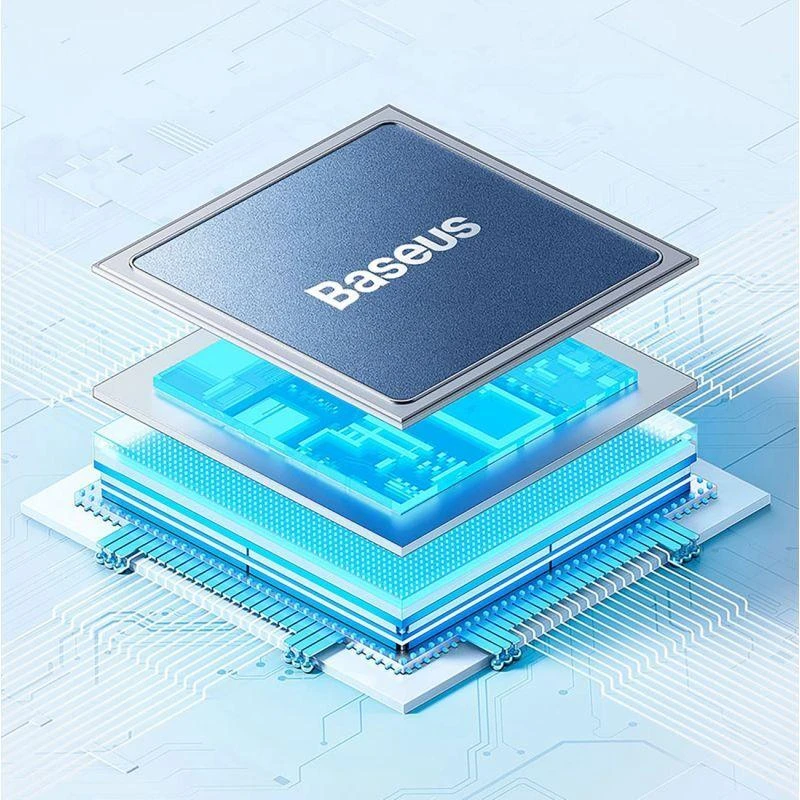 „Baseus Airpow“ greitojo įkrovimo ausinės, 20 W, 30000 mAh, juodas