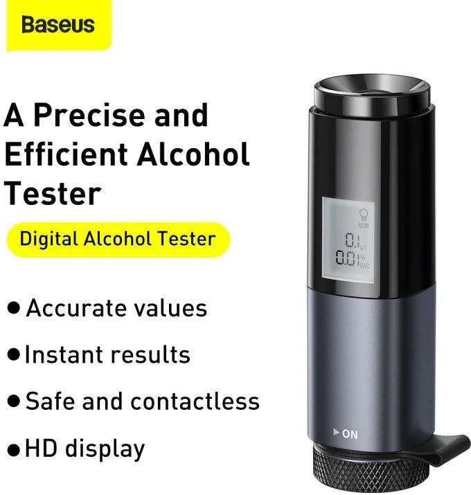 Alkotesteris Baseus Digital Alcohol Tester CRCX-01