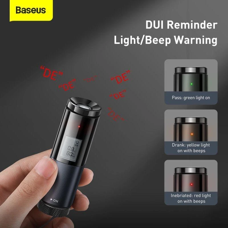 Alkotesteris Baseus Digital Alcohol Tester CRCX-01