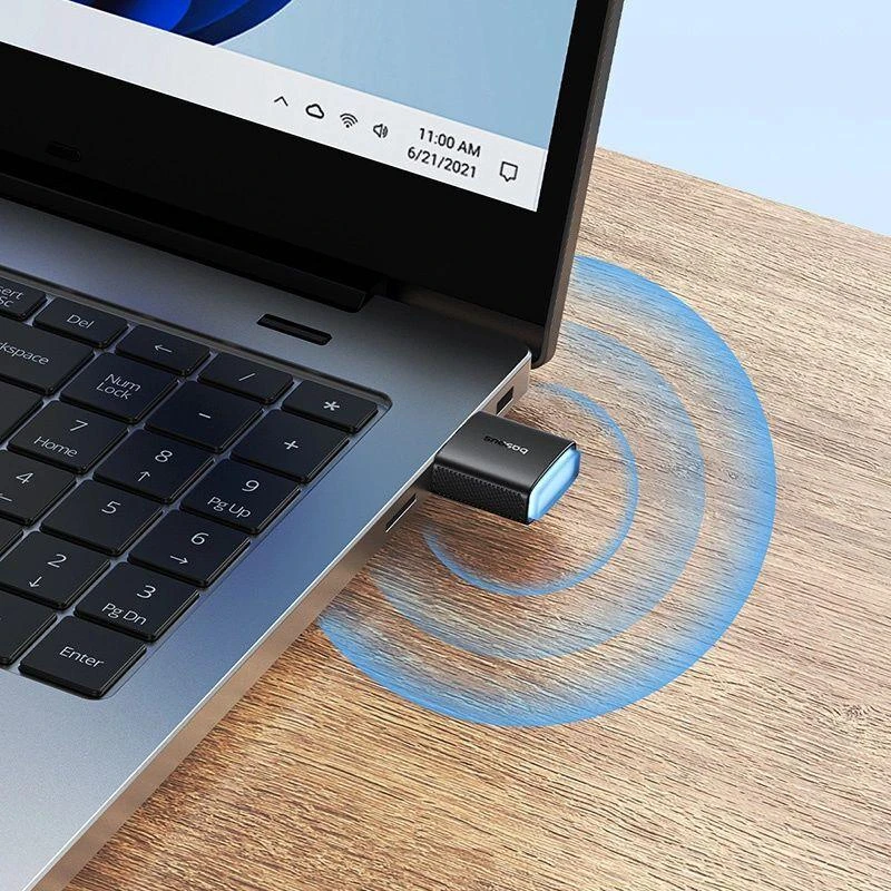 Adapteris WiFi Baseus FastJoy 300Mbps Juodas