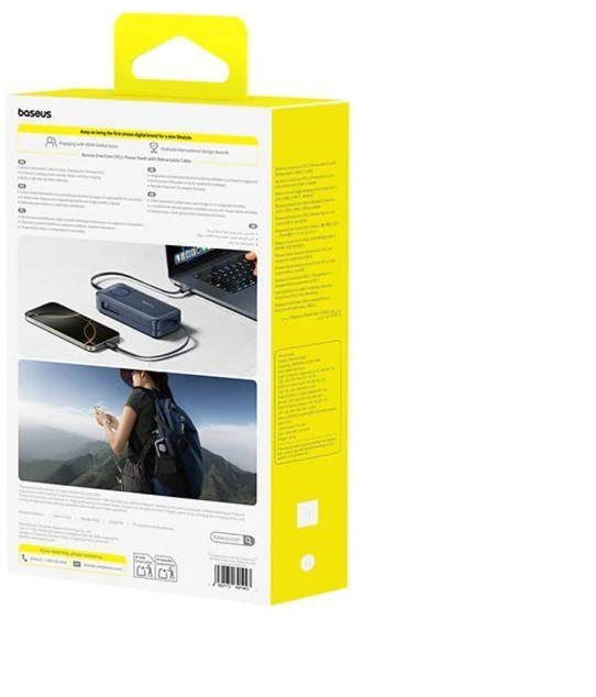 Baseus EnerCore CR11 20000 mAh USB-C 100W juoda