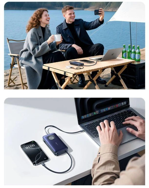 Baseus EnerCore CR11 20000 mAh USB-C 100W juoda