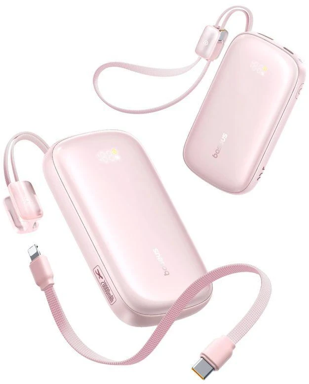 Baseus EnerFill FC21 Qpow 3 Ultra 20000 mAh 22.5W rožinė