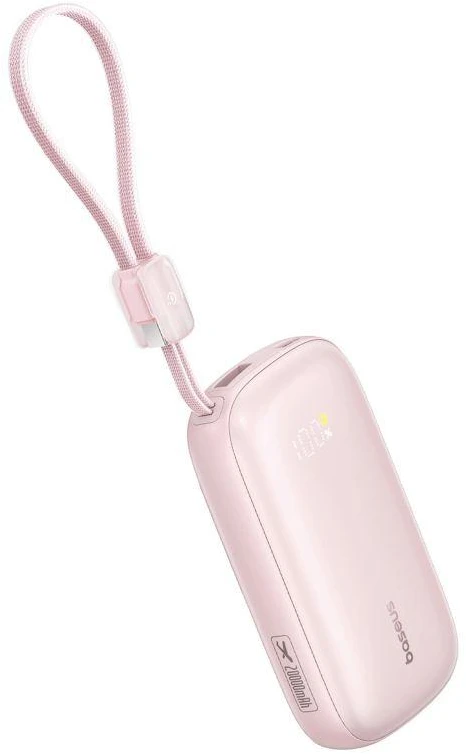 Baseus EnerFill FC21 Qpow 3 Ultra 20000 mAh 22.5W rožinė