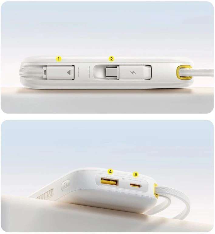 Baseus EnerFill FC31 20000 mAh USB-C Lightning 22.5W balta