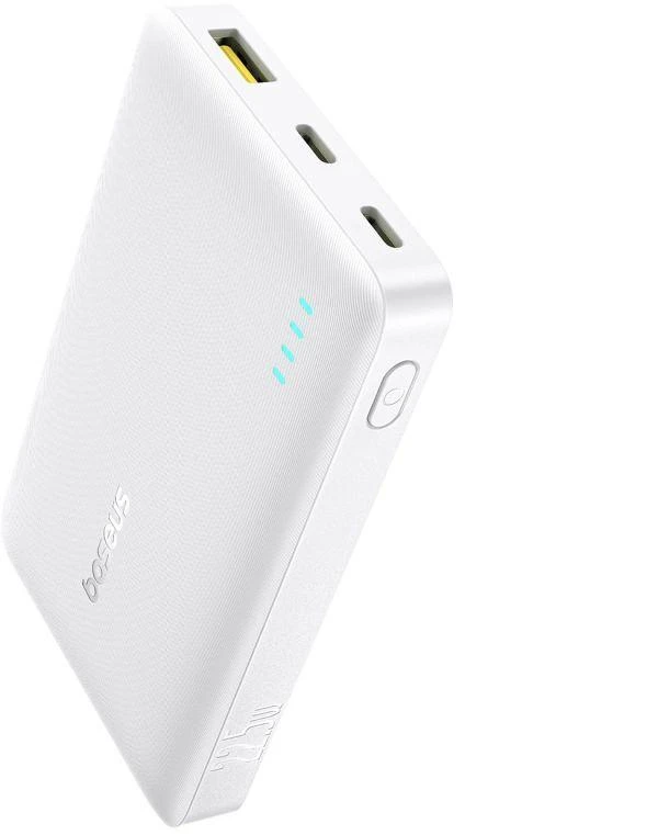 Baseus EnerFill FP21 10000 mAh USB-A USB-C 22.5W balta