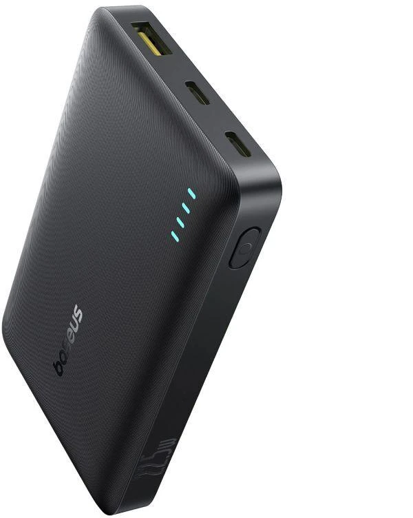 Baseus EnerFill FP21 10000 mAh USB-A USB-C 22.5W juoda
