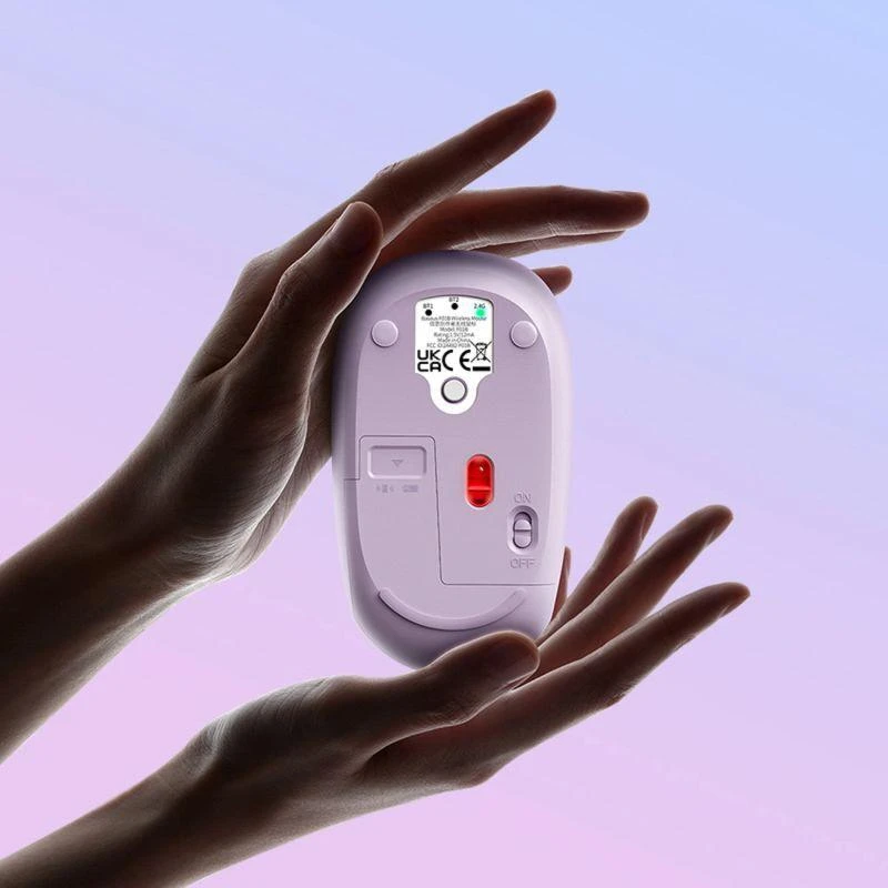 Belaidė pelė Baseus F01B Tri-mode 2.4G BT 5.0 1600 DPI (violetinė)