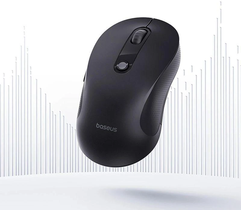 Baseus Bevielė pelė ergonomiczna Bluetooth F02 - juoda