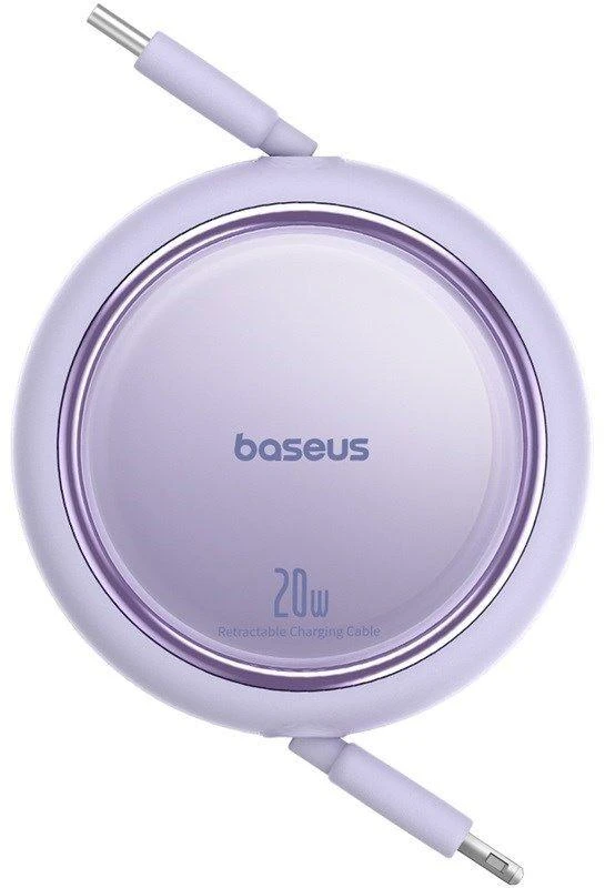 USB kabelis Baseus Free2Pull USB-C iki iP 20W 1m (violetinė)