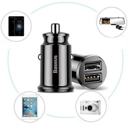 Baseus 12V USB kroviklis, 3.1A