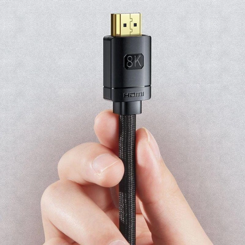 Kabelis HDMI-HDMI kištukai 3.0m (HDMI 2.1) juodas 8K 60Hz 48Gbps / 4K 120Hz, BASEUS