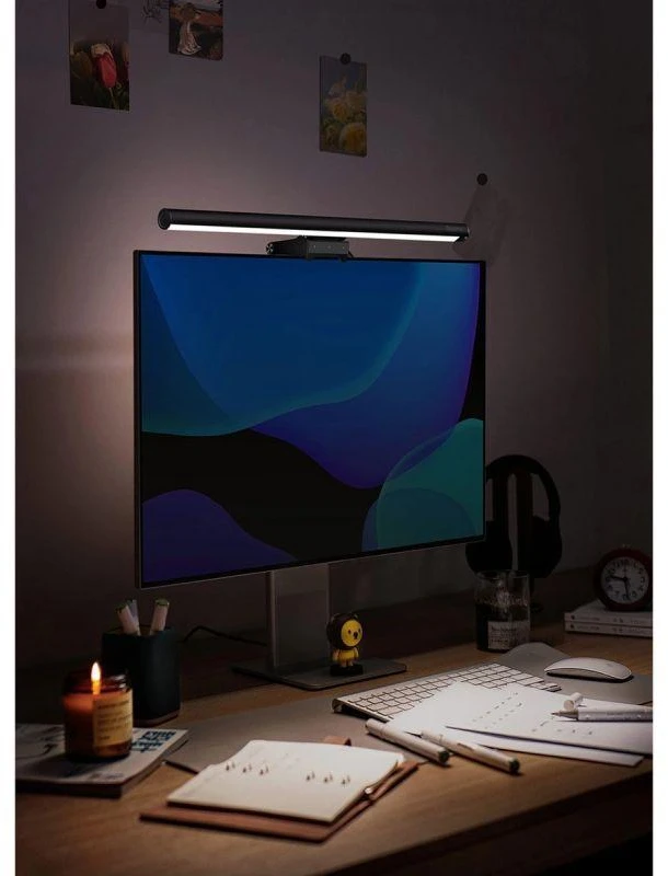Baseus i-wok2 LED lempa stalinio kompiuterio monitoriaus ekrano apšvietimui, juoda (DGIW000101)