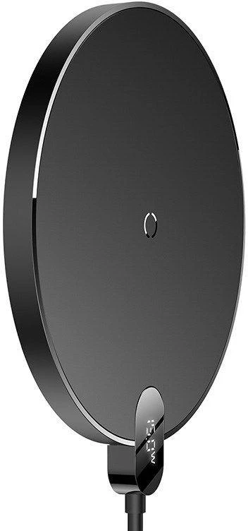 Įkroviklis belaidis Baseus Digital LED Ekranas Gen2 15W, juodas CCED000001