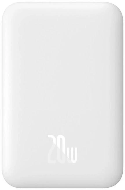 Baseus Magnetic Mini 6000mAh 20W MagSafe Powerbank (balta)