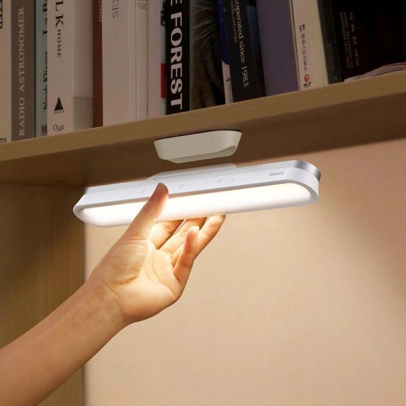 Baseus Įkraunamas šviestuvas pakabinamas po lentyna 5W 1800mAh, šviesos srautas ≥100lm