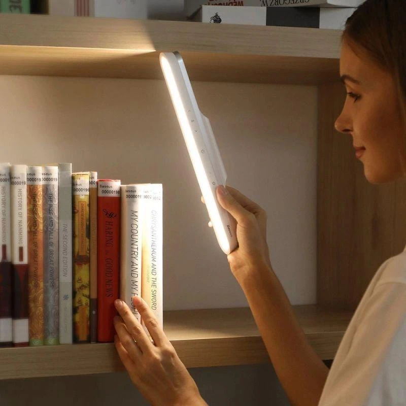 Baseus Įkraunamas šviestuvas pakabinamas po lentyna 5W 1800mAh, šviesos srautas ≥100lm