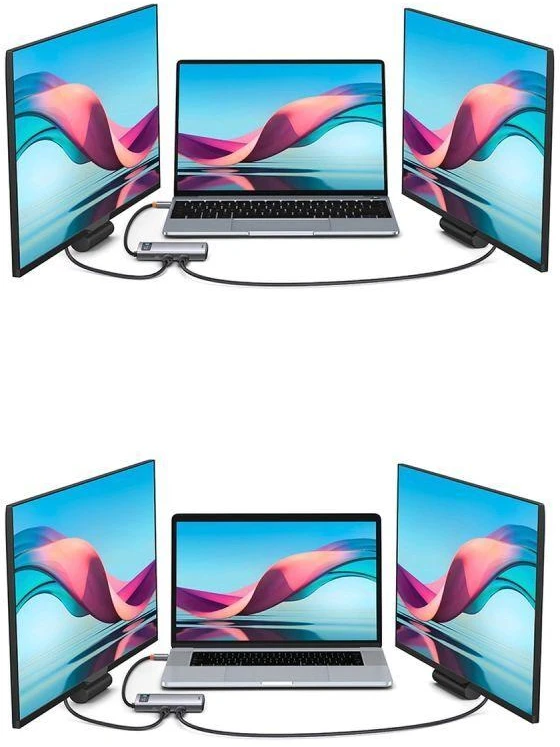 Hub 7in1 Baseus Metal Gleam Series USB-C iki 3x USB 3.0 + HDMI + USB-C PD + VGA + Ethernet RJ45