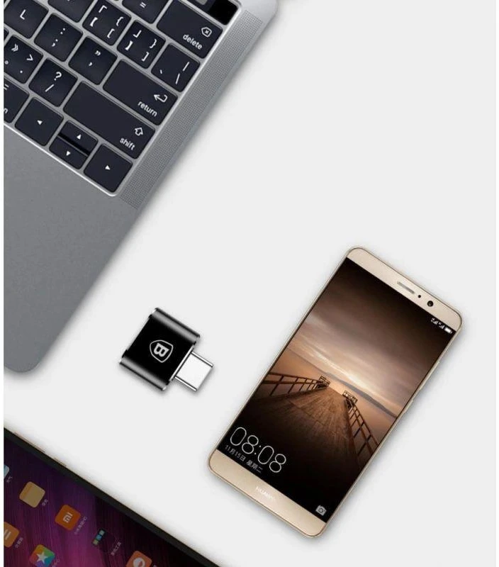 Adapteris Baseus USB C kištukas - USB A lizdas, OTG funkcija