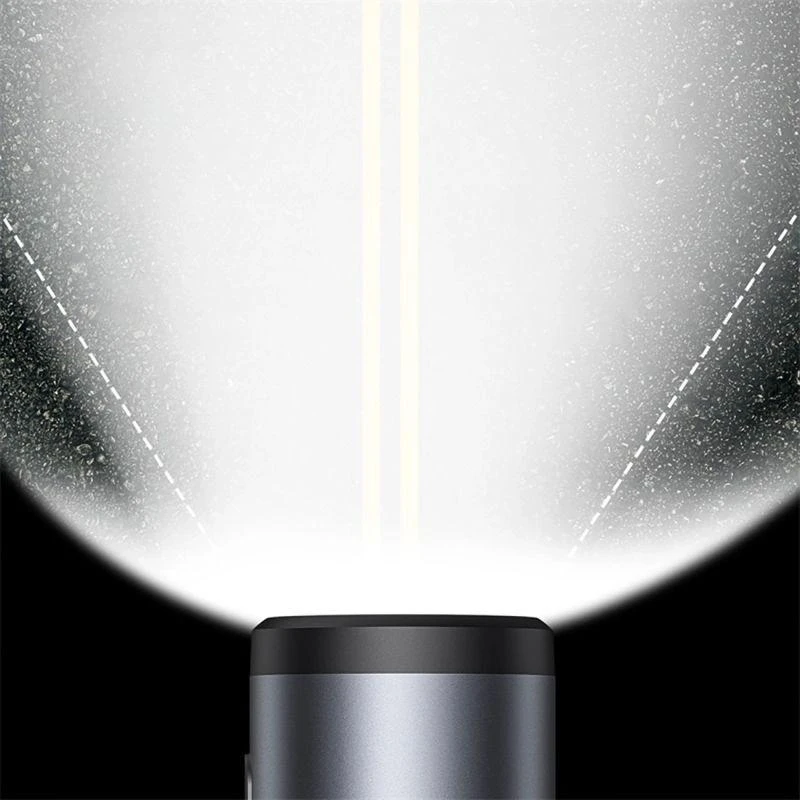 Baseus PrimeTrip universalus 3000mAh IP68 LED - juoda-pilka