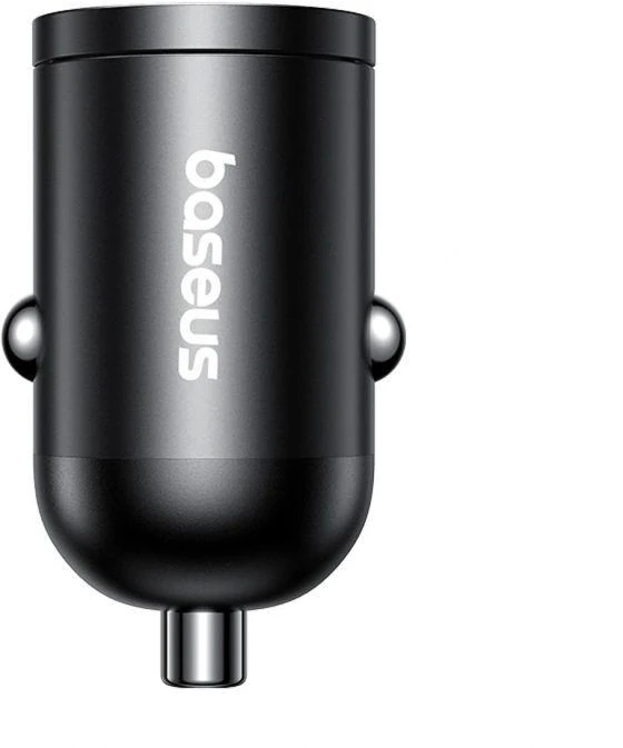Įkroviklis automobilinis pakrovėjas Baseus PrimeTrip VP2 45W USB-C su kabeliu 60W USB-C į USB-C 1m - juoda