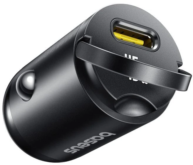 Įkroviklis automobilinis pakrovėjas Baseus PrimeTrip VP2 45W USB-C su kabeliu 60W USB-C į USB-C 1m - juoda
