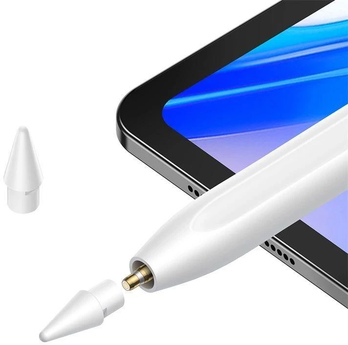Aktyvus rašiklis Baseus Smooth Writing Series su belaidžiu ir laidiniu įkrovimu (baltas)
