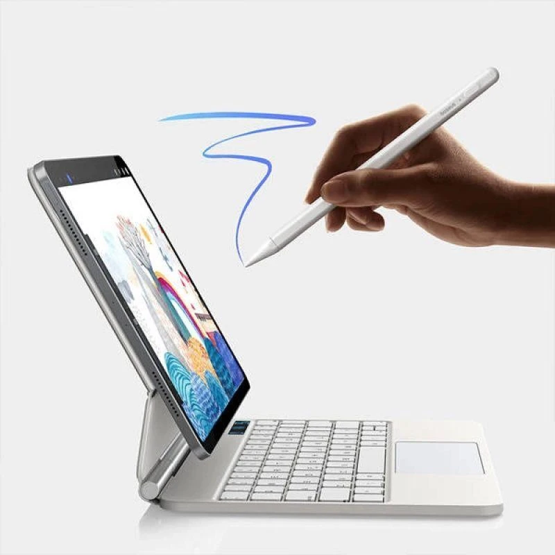 Smooth Writing 2 Baseus Stylus Lite su LED indikatoriumi Balta
