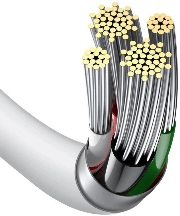 Kabelis  CABLE LIGHTNING TO USB 2M/Baltas CALYS-C02 BASEUS
