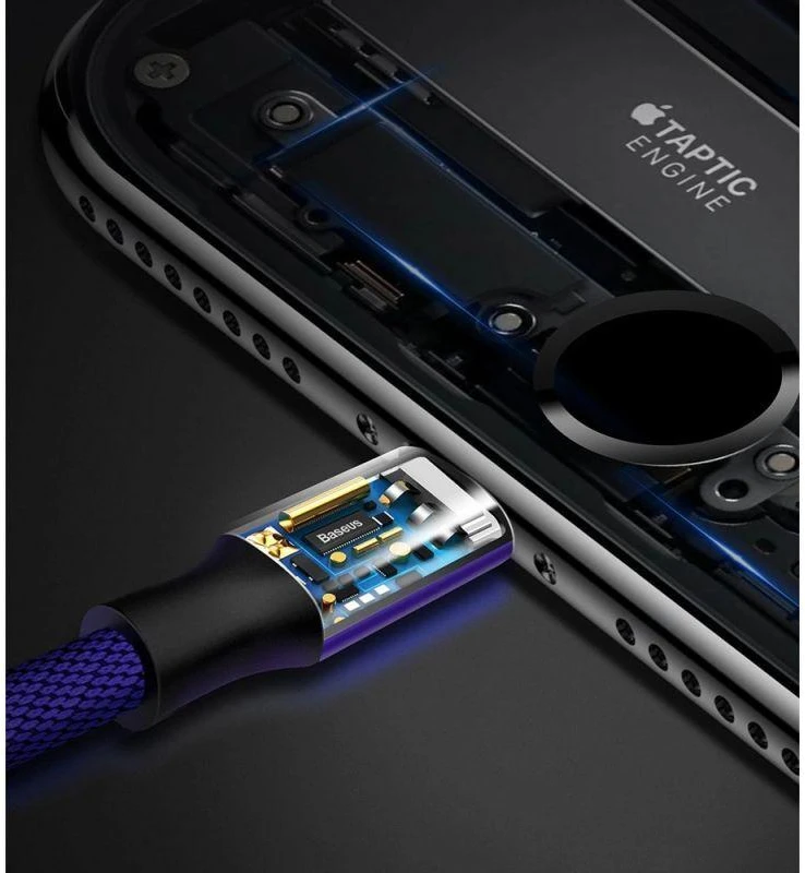 USB kabelis Baseus Yiven USB į Apple Lightning 1.8m juodas CALYW-A01
