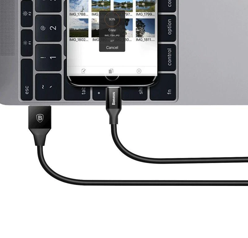 Baseus Yiven micro USB laidas 150 cm 2A - Juodas